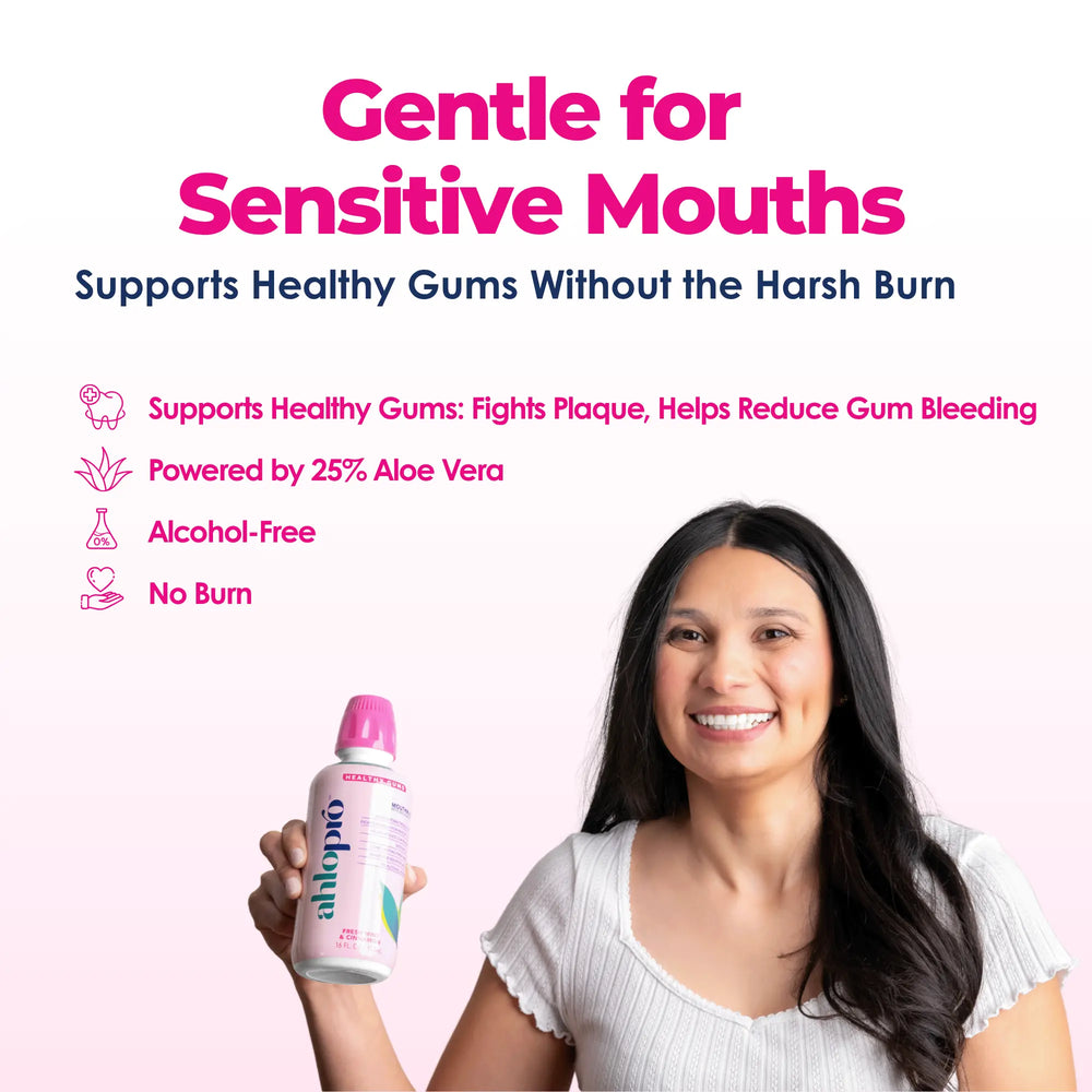 NEW - HEALTHY GUMS MOUTHWASH GENTLE FOR SENSITIVE MOUTHS