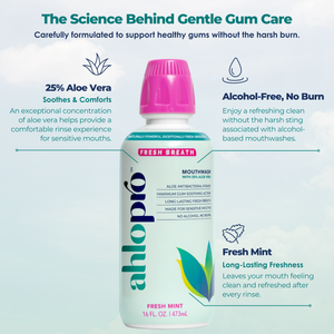 NEW - FRESH BREATH MOUTHWASH FOR SENSITIVE MOUTHS