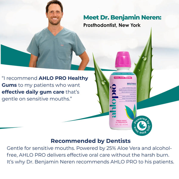 NEW - HEALTHY GUMS MOUTHWASH GENTLE FOR SENSITIVE MOUTHS