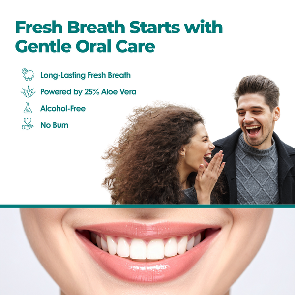 NEW - FRESH BREATH MOUTHWASH FOR SENSITIVE MOUTHS