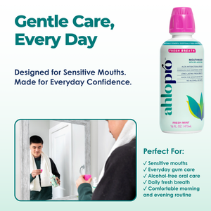 NEW - FRESH BREATH MOUTHWASH FOR SENSITIVE MOUTHS